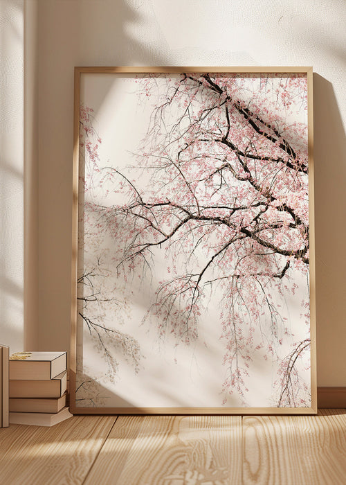 Botanical print · cascading cherry blossom
