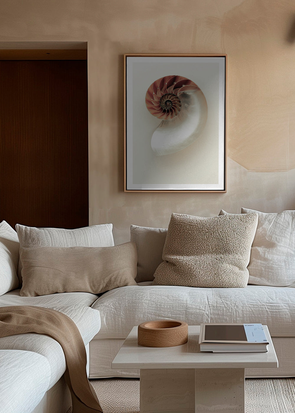 Photograph of nautilus spiral