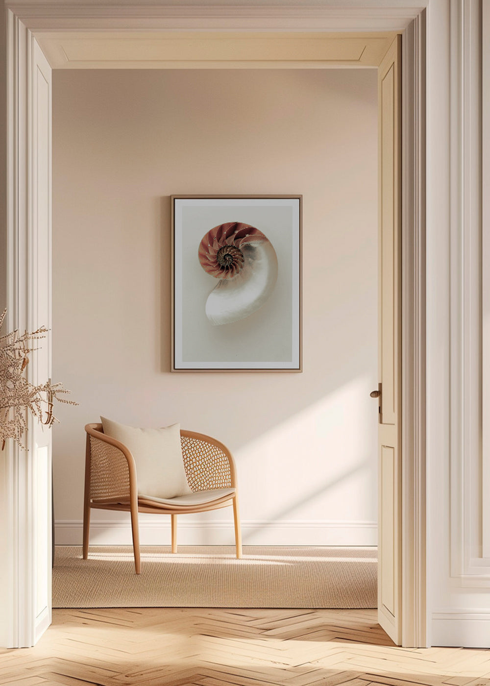 Photograph of nautilus spiral