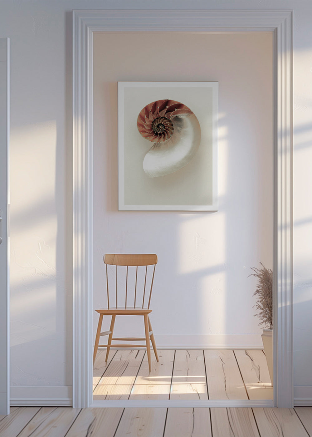 Photograph of nautilus spiral