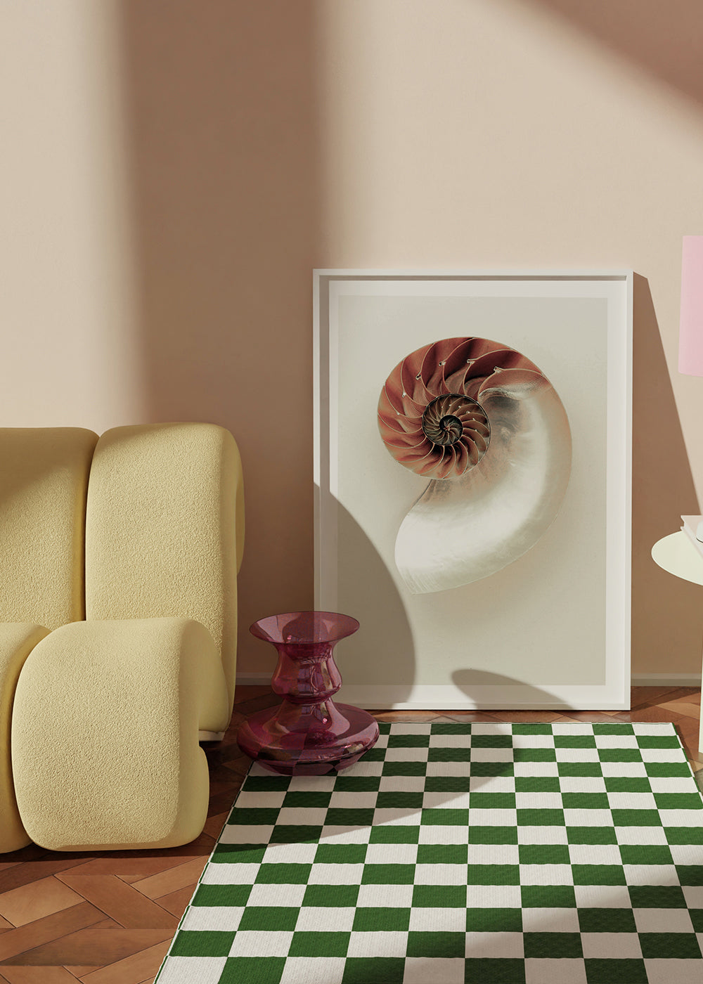 Photograph of nautilus spiral