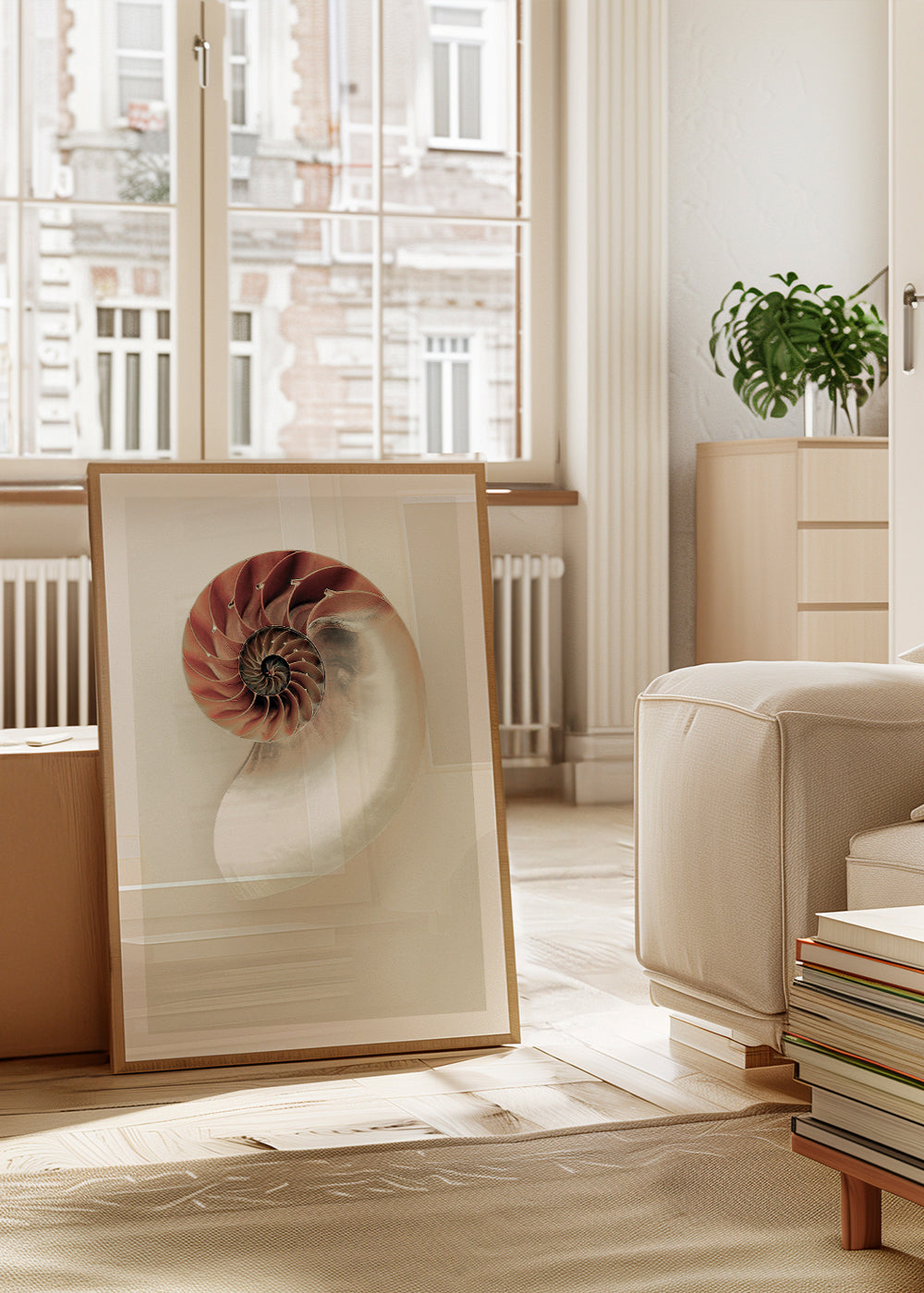 Photograph of nautilus spiral