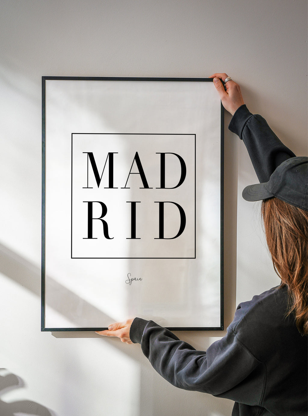 Madrid - Framed poster detail