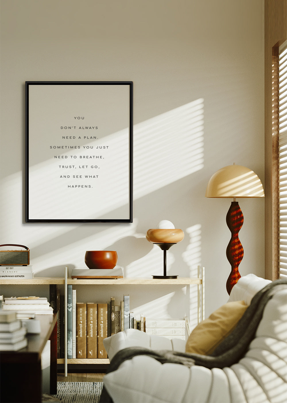 Plan quote - Framed canvas in an interior