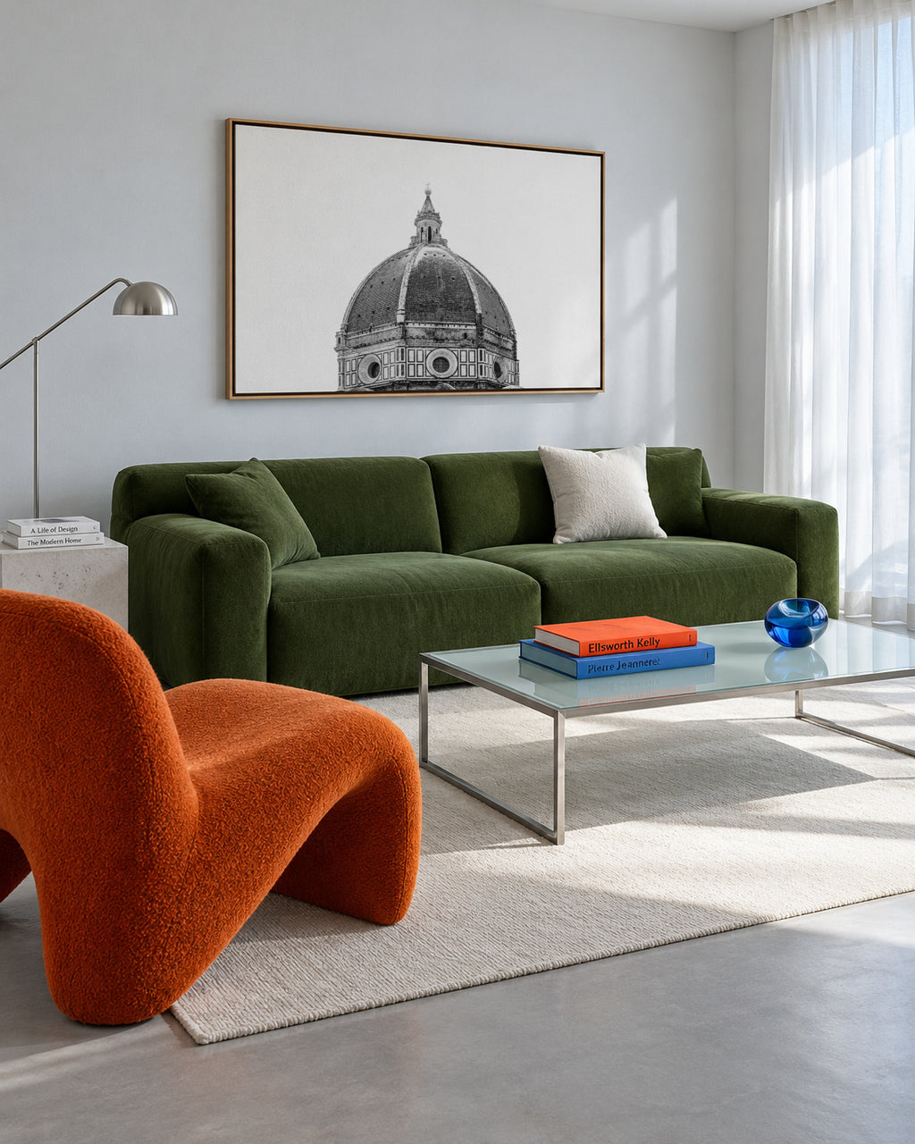 Santa Maria del Fiore - Framed canvas in an interior