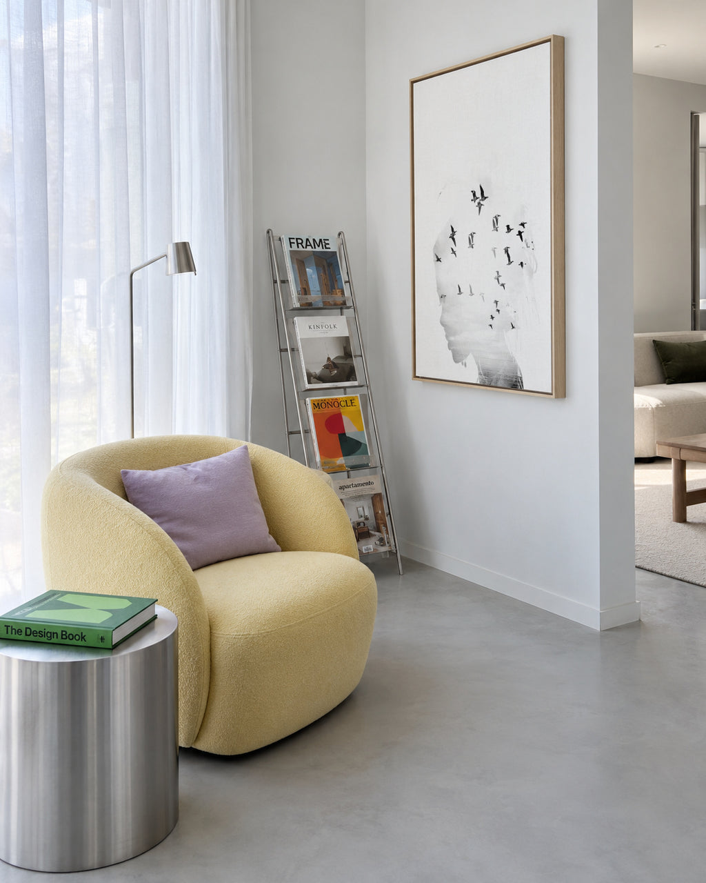 Dreamer - Framed canvas in an interior