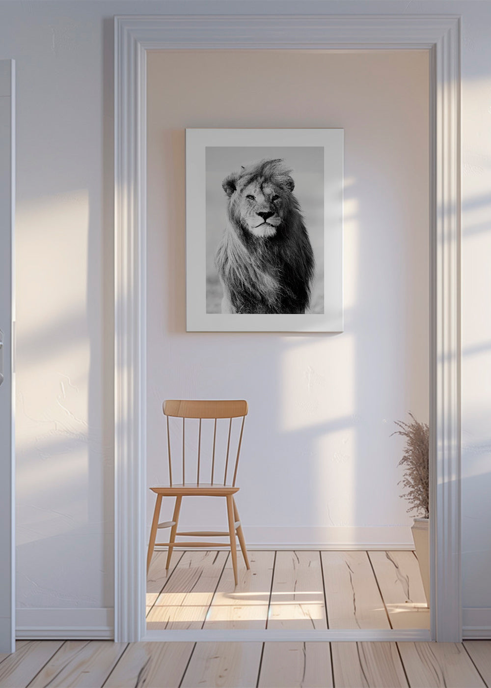 Majestic lion