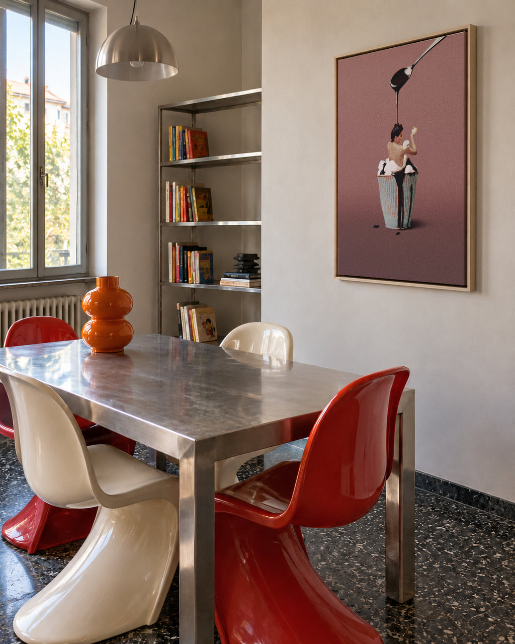 Made for each other - Framed canvas in an interior