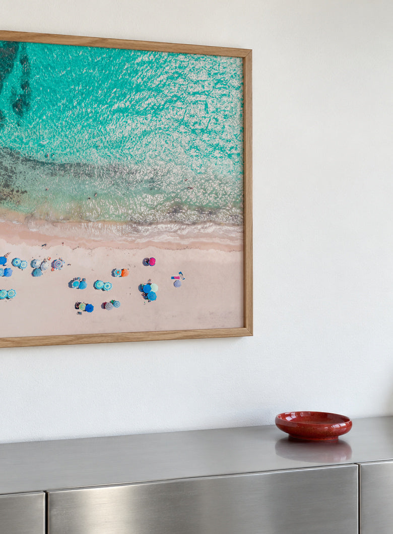 Beach Day - Framed poster detail