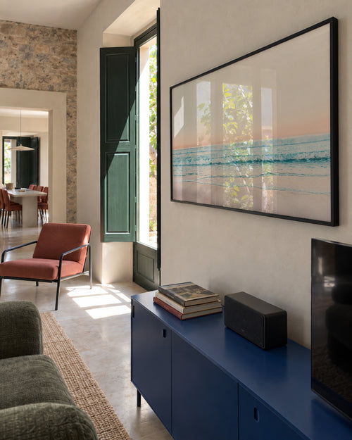 Serene - Framed poster in an interior
