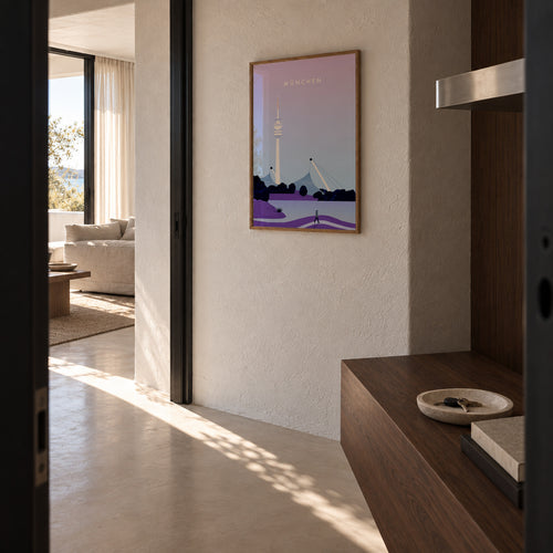 München - Framed poster in an interior
