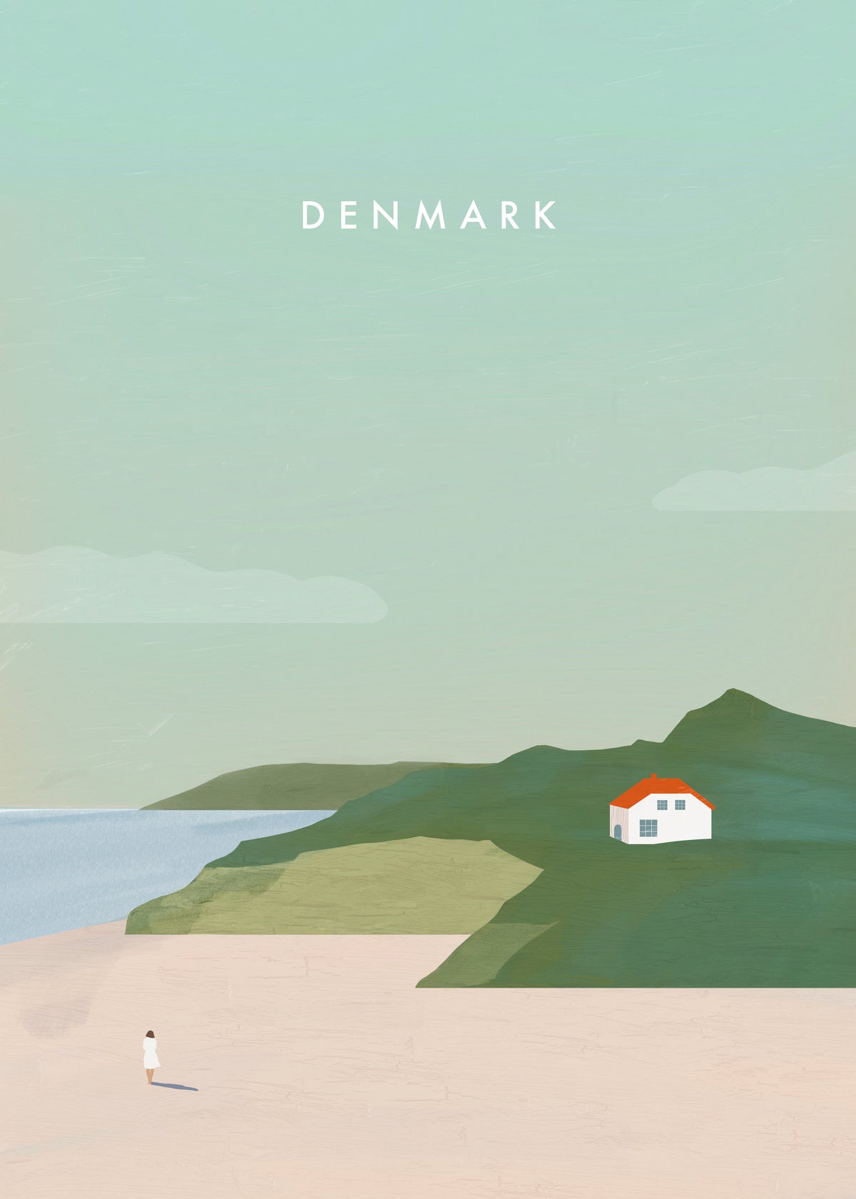 Denmark - Unframed art print