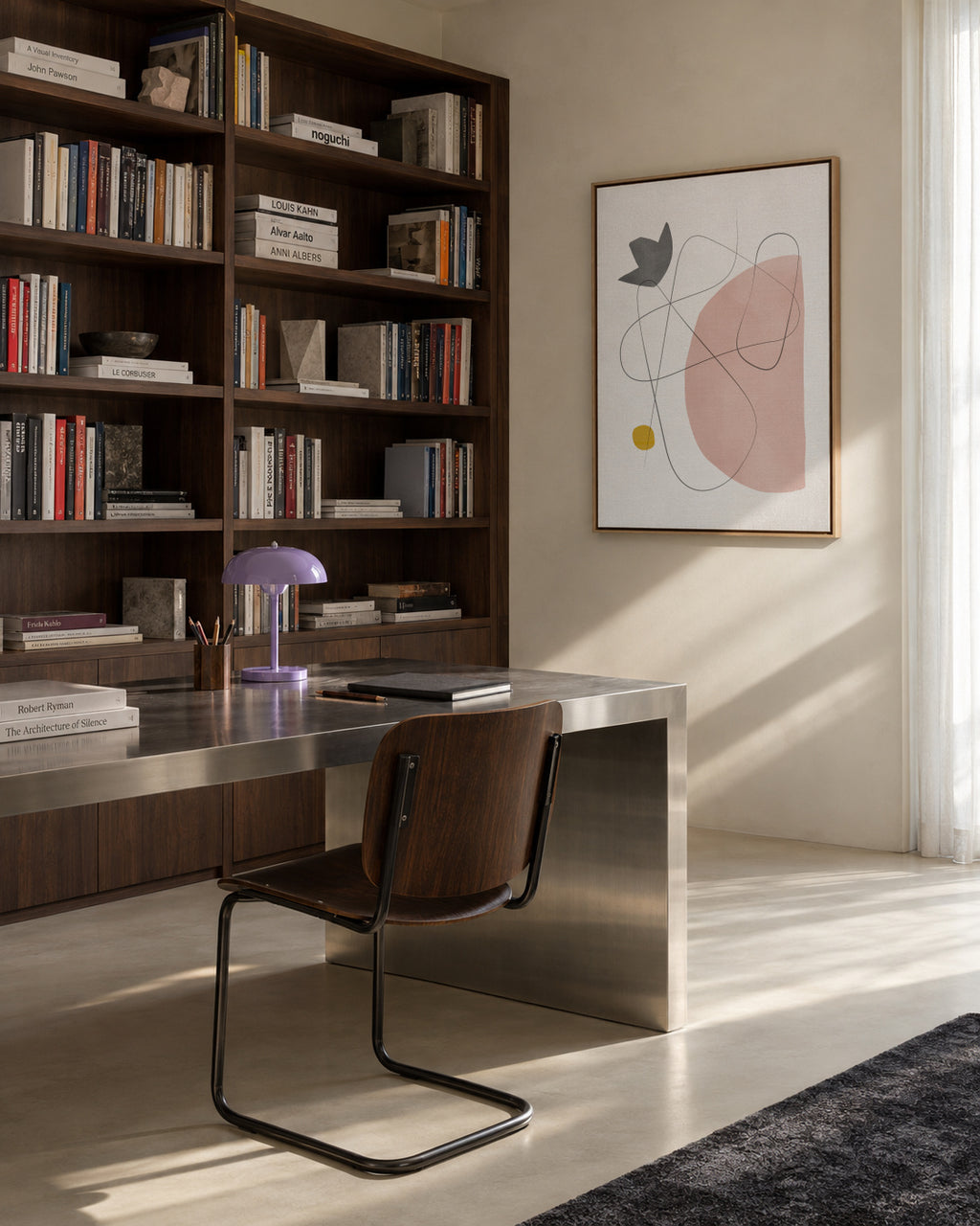 Abstract N2 - Framed canvas in an interior