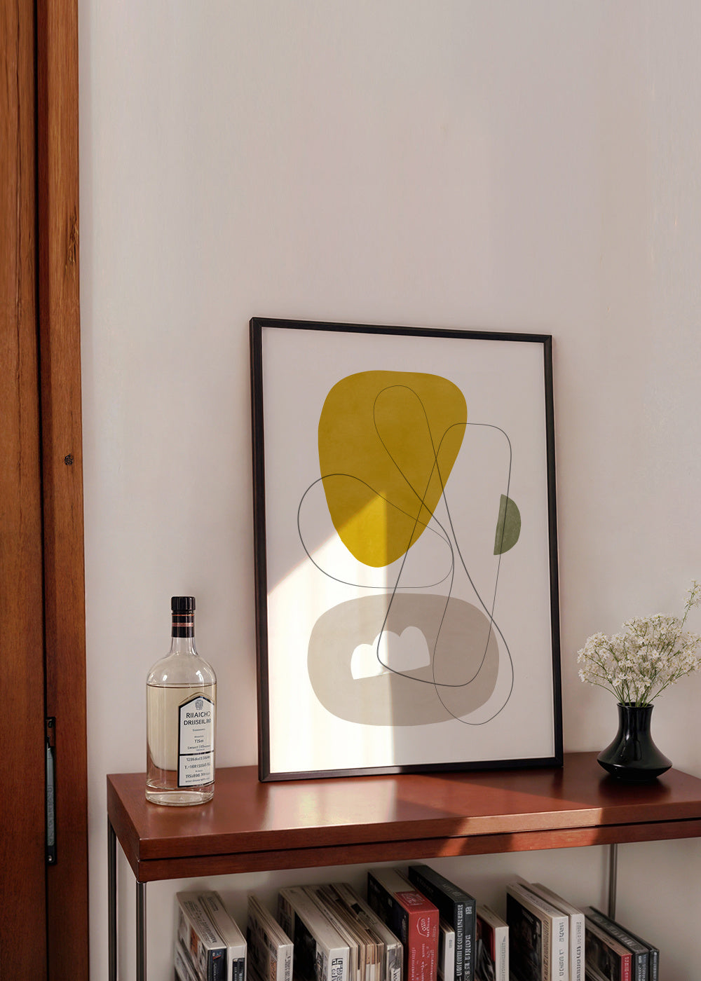 Abstract N3 - Framed poster in an interior
