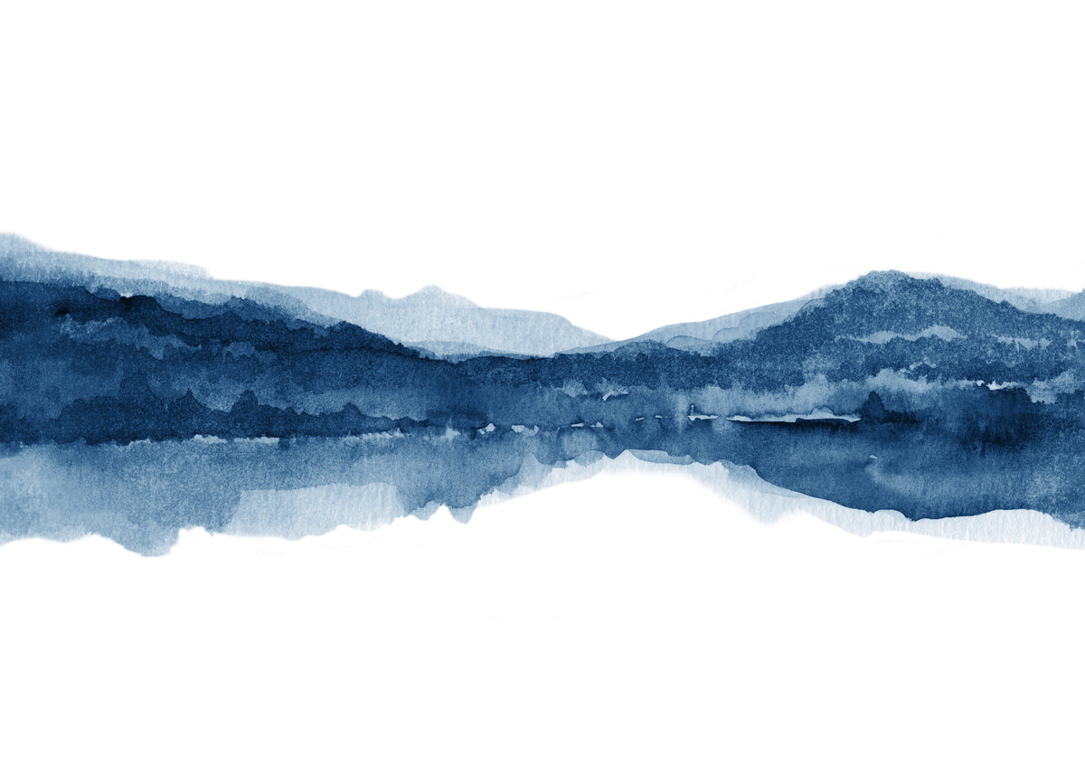 Watercolor landscape N1 - Unframed art print