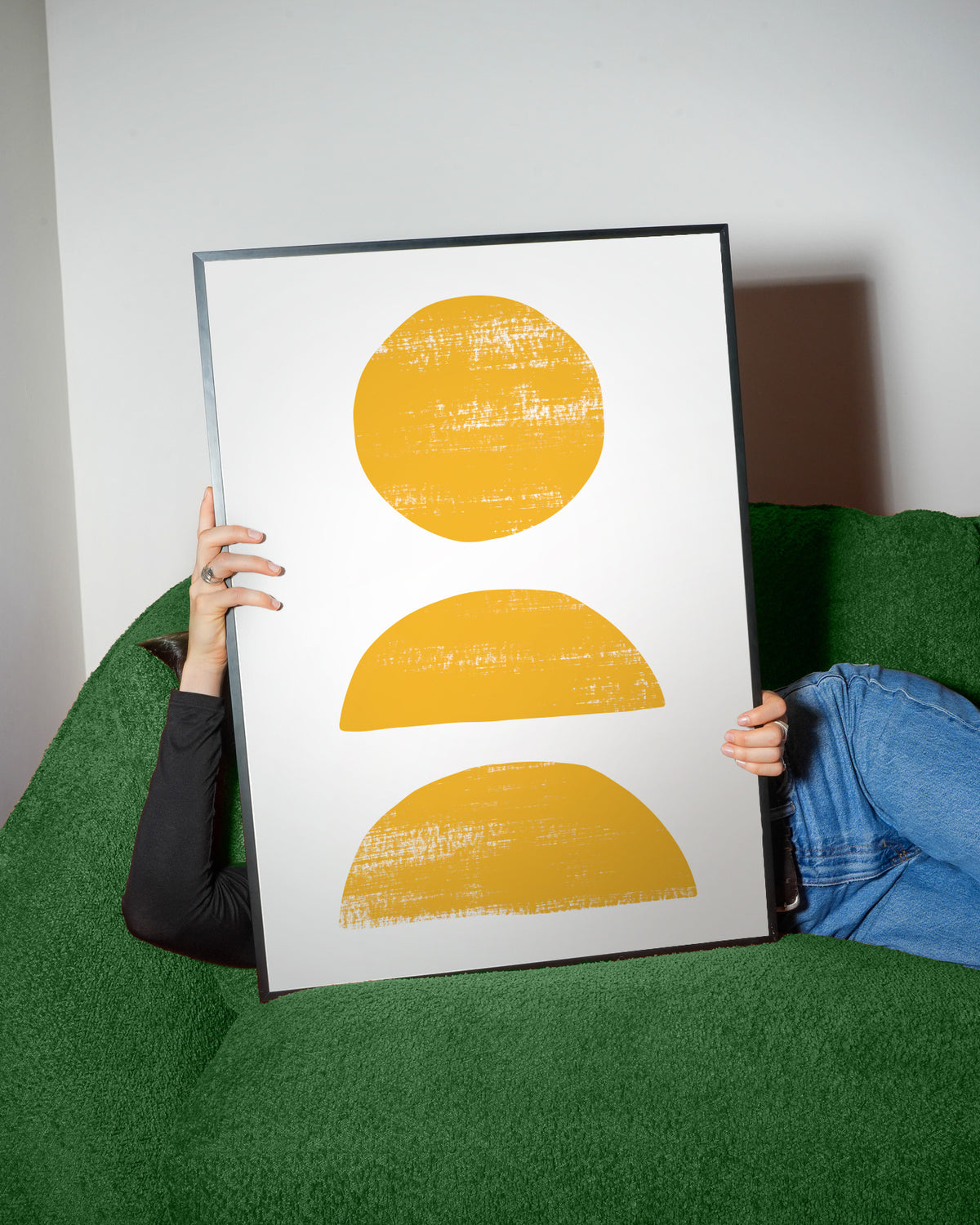 Abstract N11 - Framed poster detail