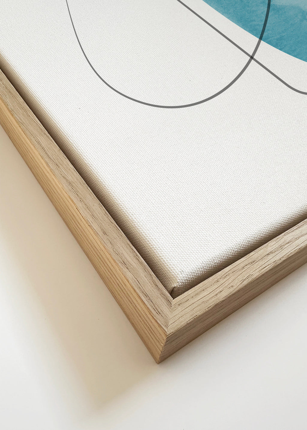 Abstract N 25 - Framed canvas detail