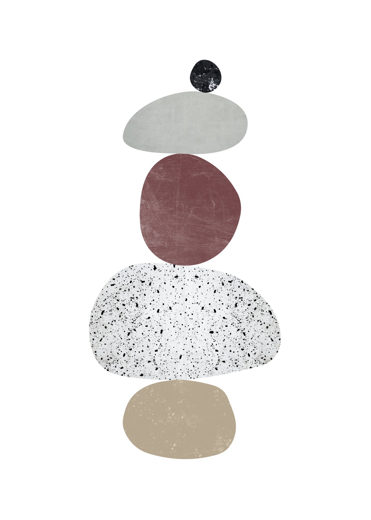 Pebbles N 6 - Unframed art print