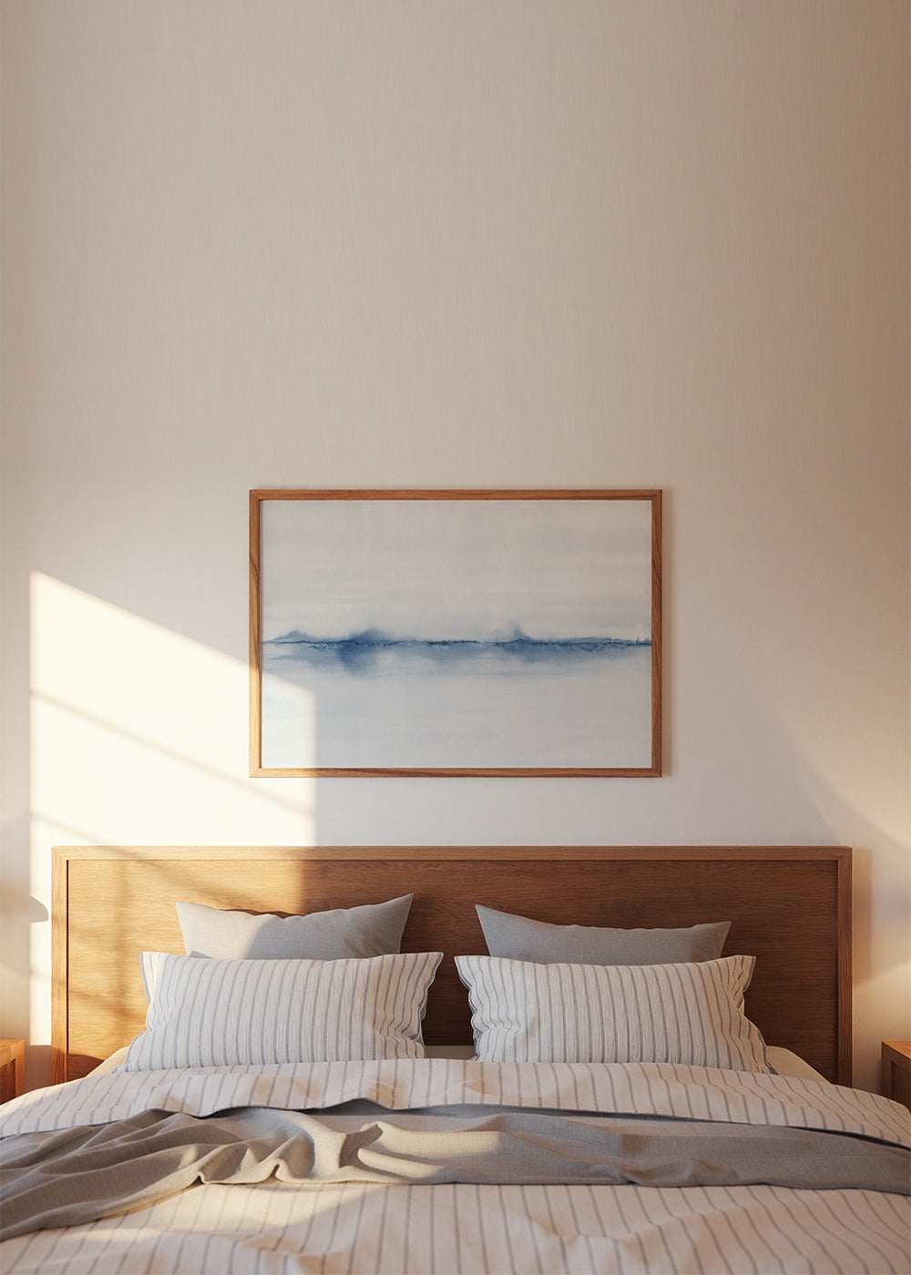 Watercolor abstraction N 16 - Framed poster in an interior
