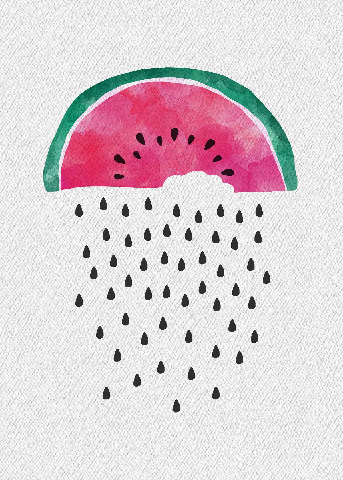 Watermelon rain - Unframed art print