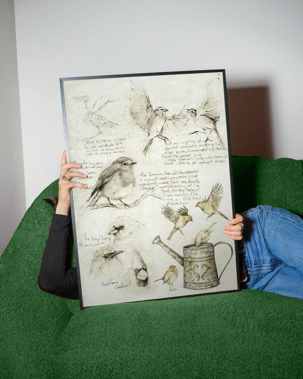 Birds - Framed poster detail