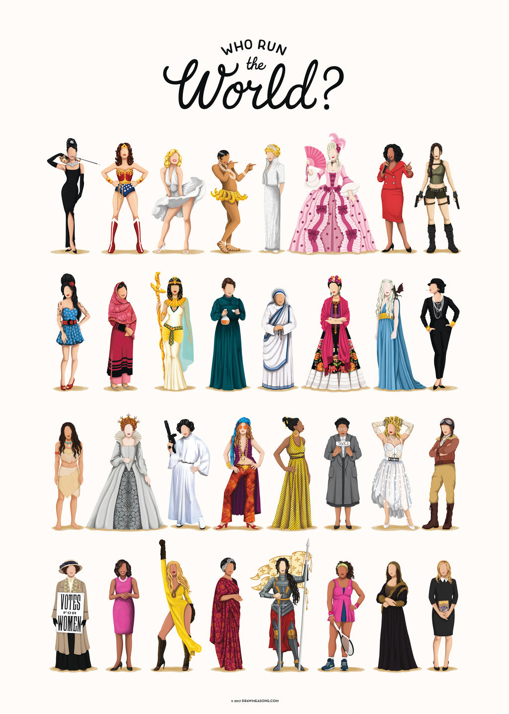 Run the World - Unframed art print