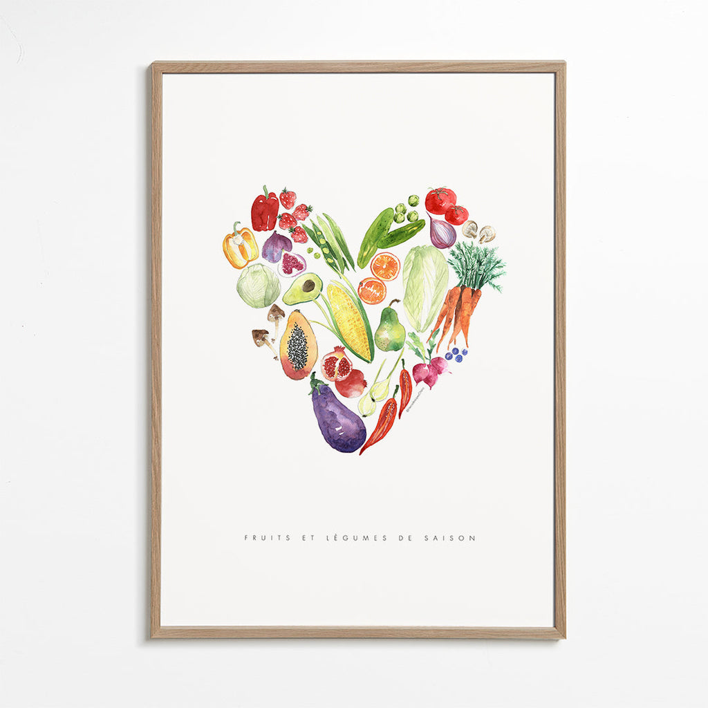 Veggie heart