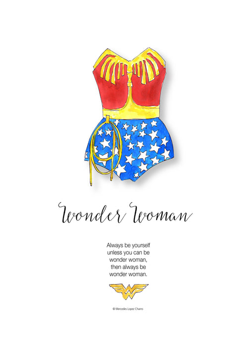 Wonder woman - Unframed art print