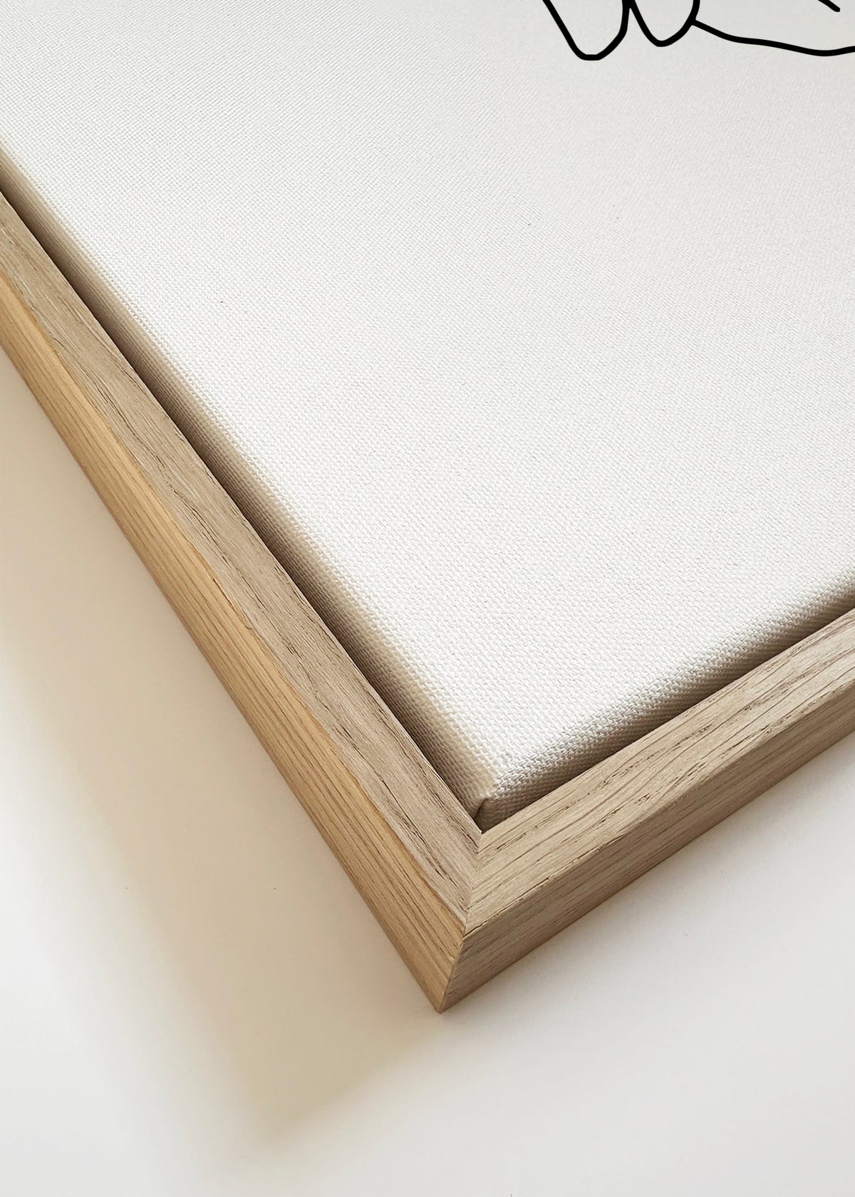 Bloom - Framed canvas detail