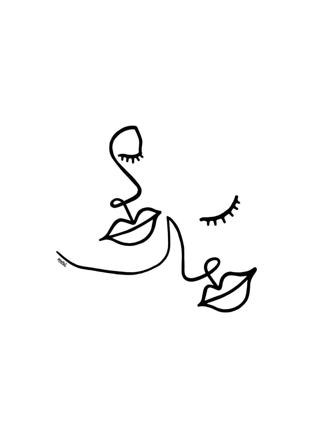 Cute - Unframed art print