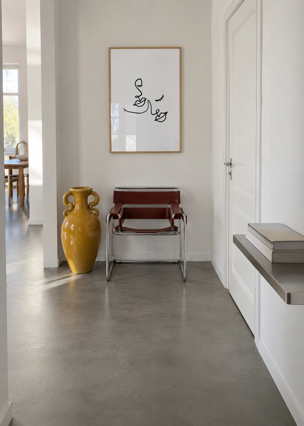 Cute - Framed poster in an interior