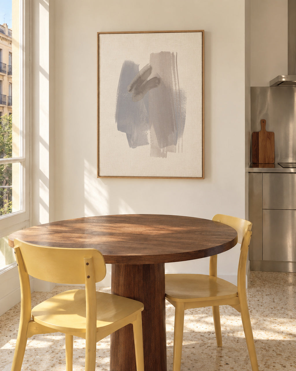 Stroke Venedig - Framed canvas in an interior