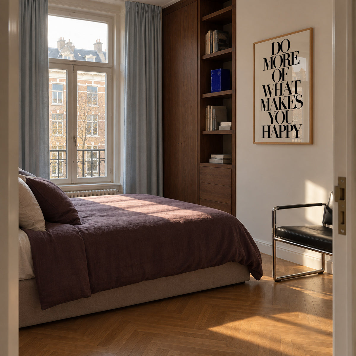 Do More - Framed poster in an interior