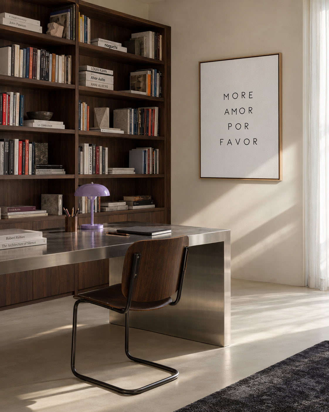 More Amor - Framed canvas in an interior