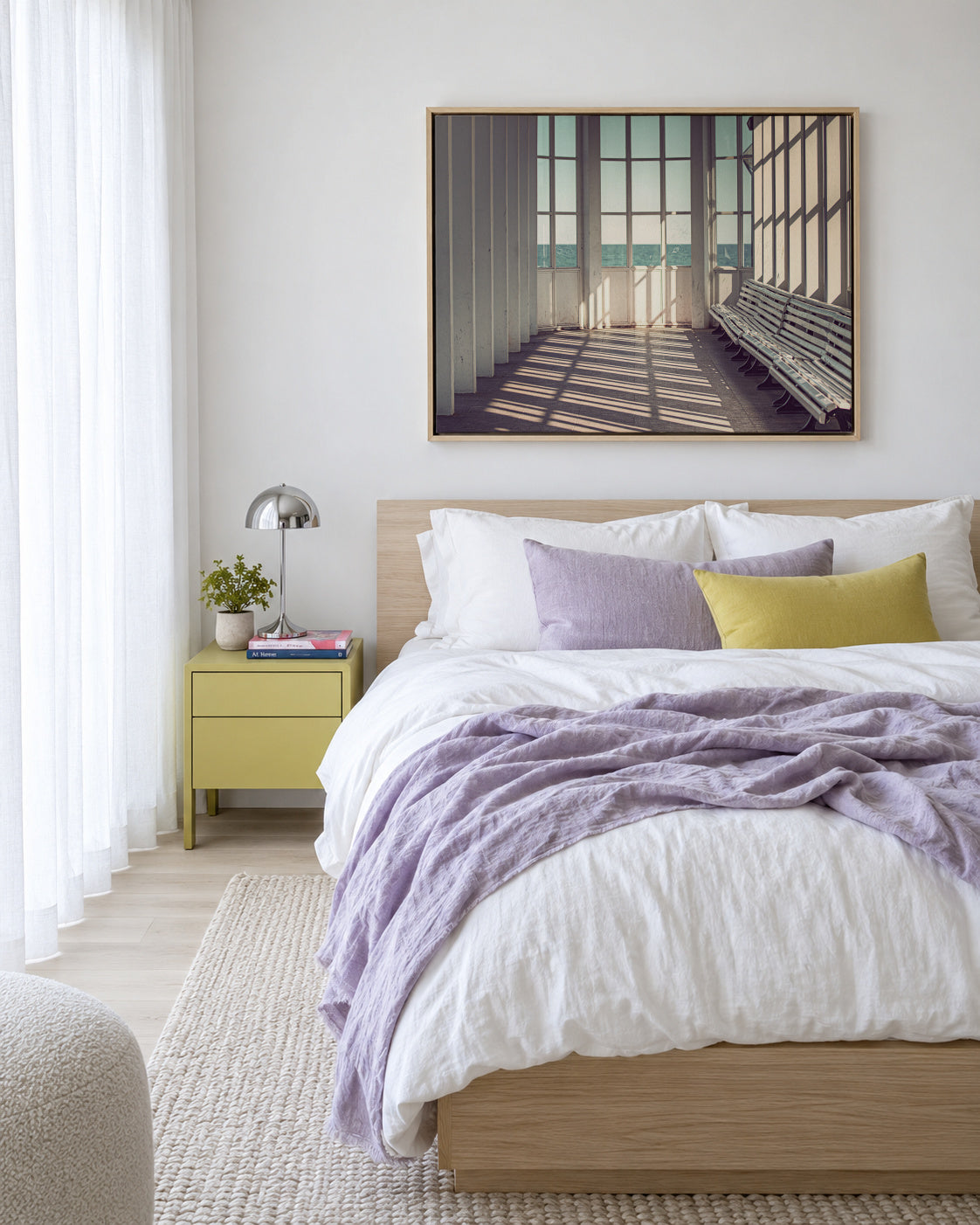 Ostsee - Framed canvas in an interior