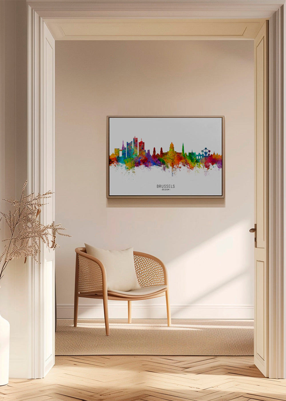 Brussels Skyline multicolour