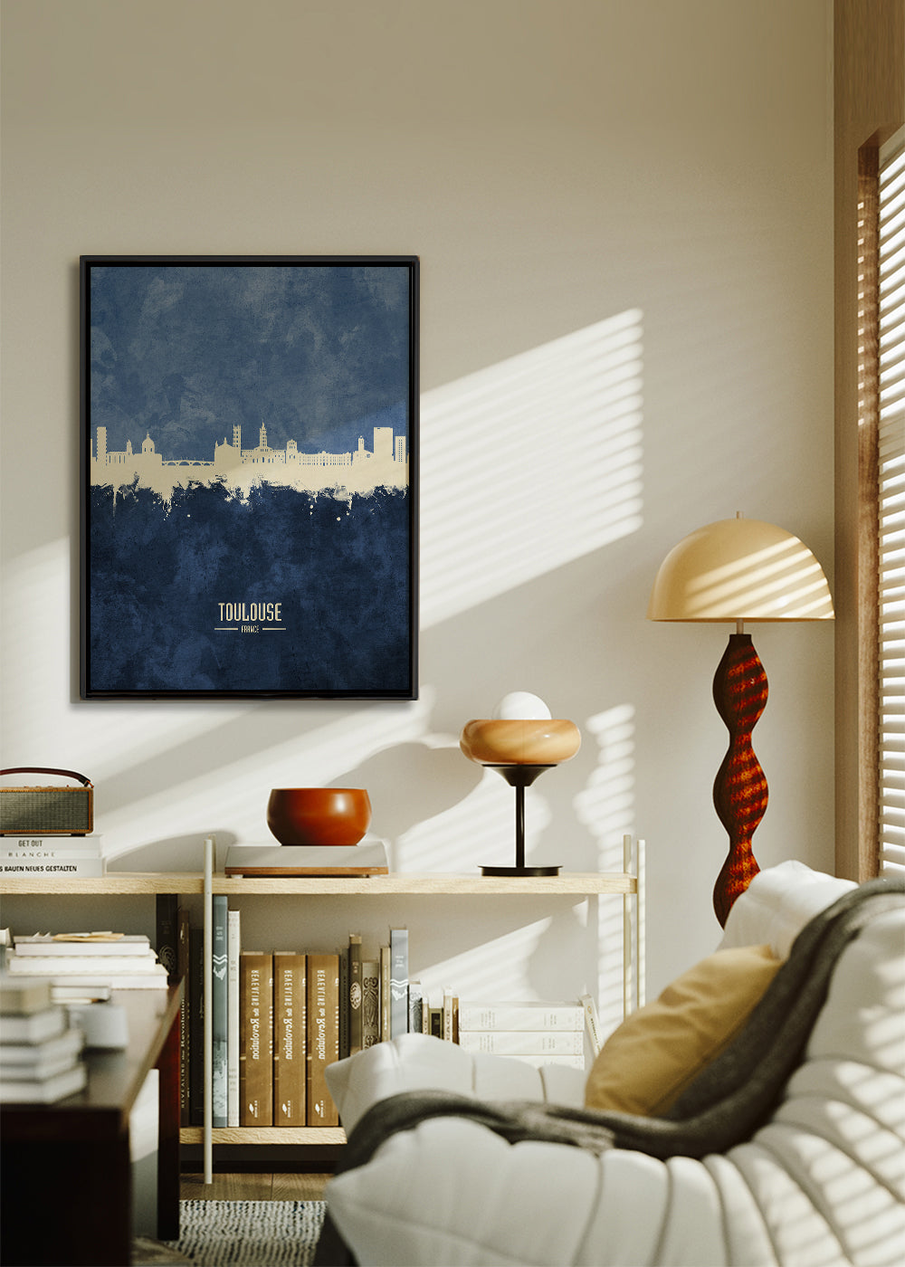 Toulouse Skyline blue