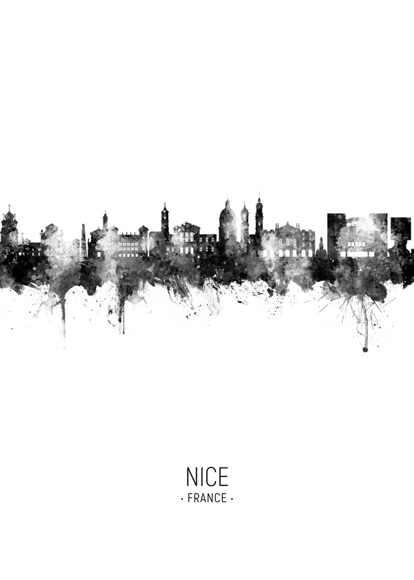 Nice Skyline black and white