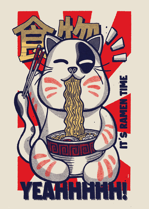 It's Ramen Time - Unframed art print