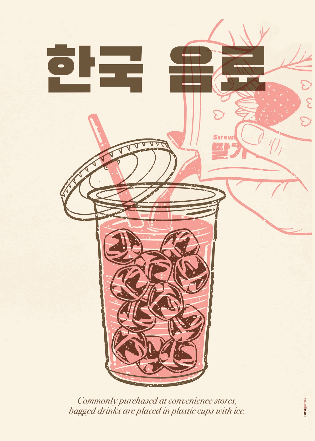 Korean Beverage - Unframed art print