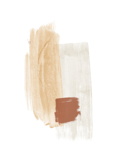 Brush strokes N 6 Warm colors