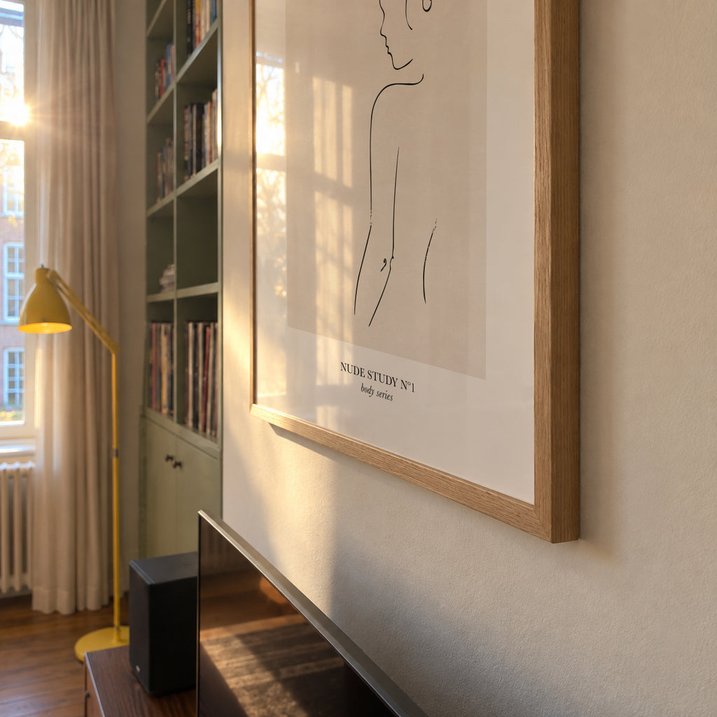 Nude Study Nº1 - Framed poster detail