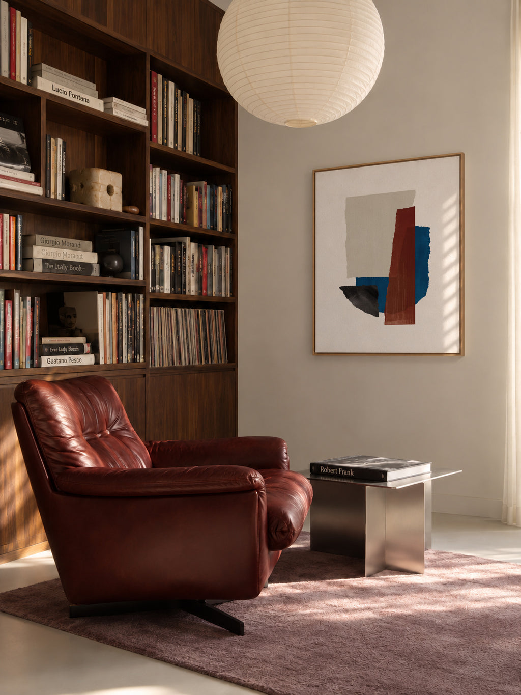 Fragments Nº2 - Framed canvas in an interior