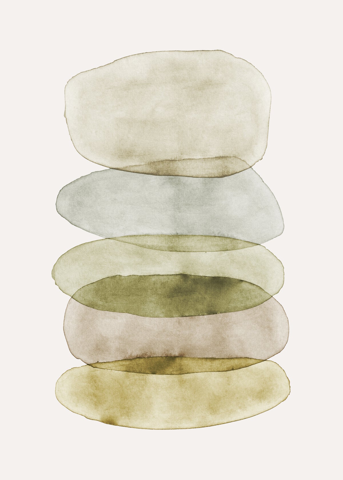 Watercolor abstraction 4 - Unframed art print