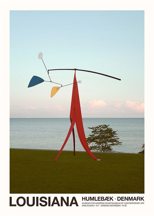 Travel poster Louisiana sculptural mobile