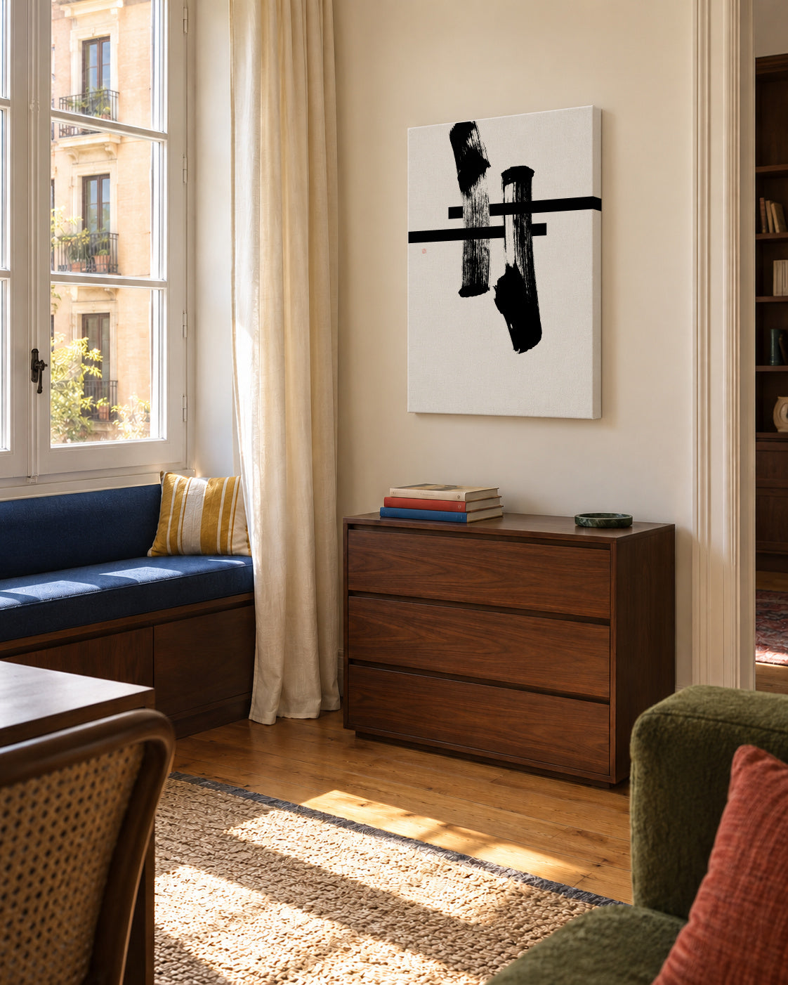 #torii - Unframed canvas in an interior