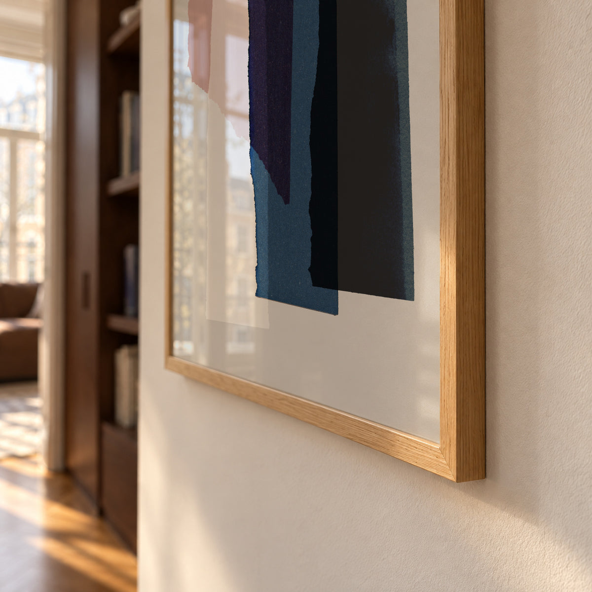 Pieces 3 - Framed poster detail
