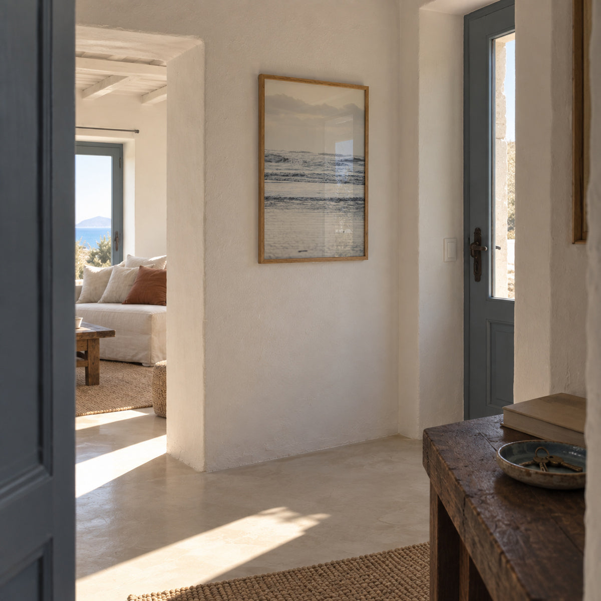 The Sea - Framed poster in an interior