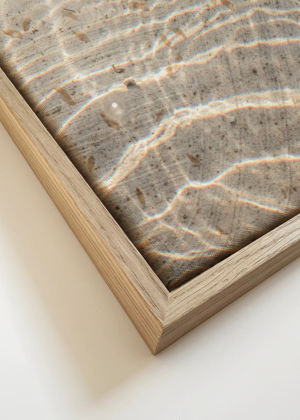 Reflections 4 - Framed canvas detail