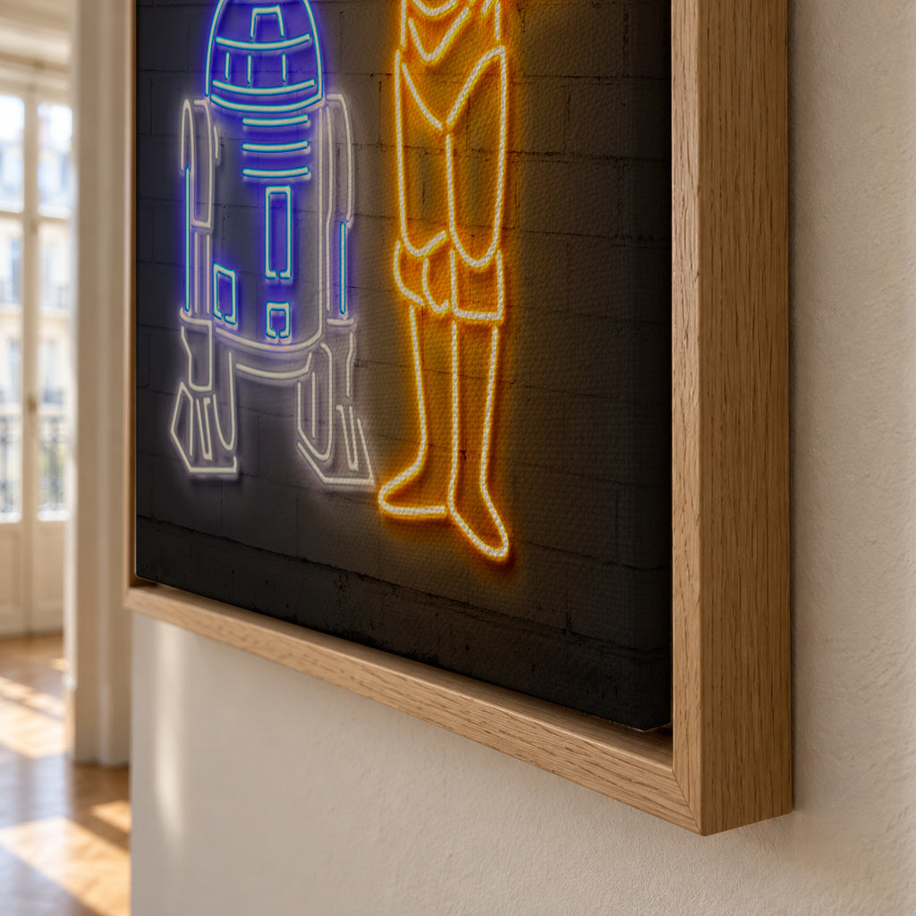 R2D2 CRPO - Framed canvas detail